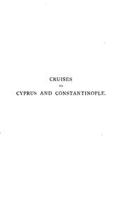 Cover of: Sunshine and storm in the East, or Cruises to Cyprus and Constantinople