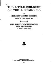 Cover of: The little children of the Luxembourg