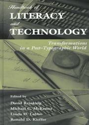 Cover of: Handbook of literacy and technology by edited by David Reinking ... [et al.].