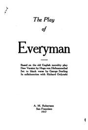Cover of: The play of Everyman: based on the old English morality play