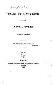 Tales of a voyager to the Arctic Ocean by Gillies, R. P.