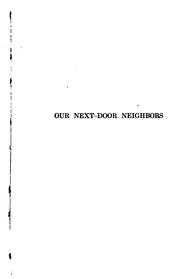Our next-door neighbors by Belle Kanaris Maniates