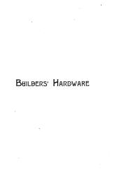 Builder's hardware by Clarence Howard Blackall