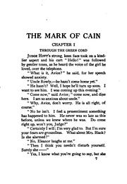 Cover of: The mark of Cain