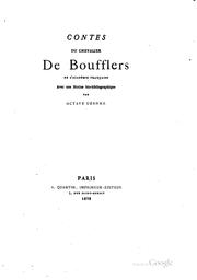Cover of: Contes du chevalier de Boufflers