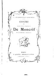 Cover of: Contes de Augustin-Paradis de Moncrif
