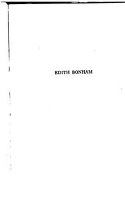 Cover of: Edith Bonham