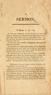 A sermon, delivered in the meeting house of the First Baptist church in the city of New York, August 20th, 1812 by William Parkinson