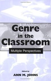 Cover of: Genre in the Classroom by Ann M. Johns