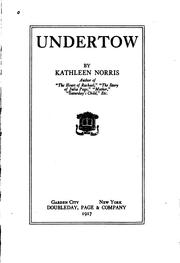 Cover of: Undertow by Kathleen Thompson Norris