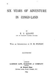 Cover of: Six years of adventure in Congo-land