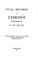 Cover of: Vital records of Uxbridge, Massachusetts, to the year 1850.