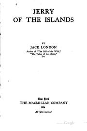 Cover of: Jerry of the islands by Jack London