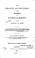 Cover of: The practice and privileges of the two Houses of Parliament