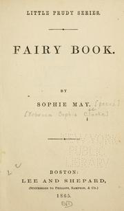 Cover of: Fairy book.