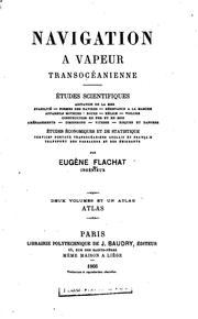 Cover of: Navigation à vapeur transocéanienne: études scientifiques ...