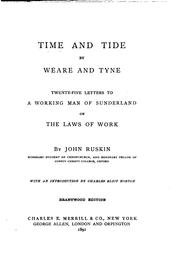 Time and tide by John Ruskin