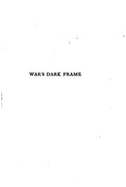 Cover of: War's dark frame