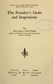 Cover of: The preacher's ideals and inspirations