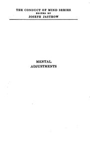 Cover of: Mental adjustments
