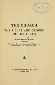 Cover of: The church, the pillar and ground of the truth