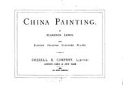 China painting by Florence Lewis