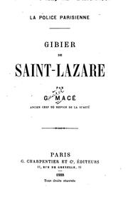 Cover of: Gibier de Saint-Lazare