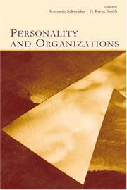 Cover of: Personality and Organizations (Volume in Lea's Organization and Management Series) by 