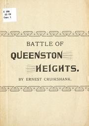 Cover of: Queenston heights. by E. A. Cruikshank