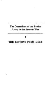 Cover of: The retreat from Mons by George Stuart Gordon
