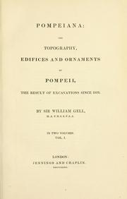 Cover of: Pompeiana by Gell, William Sir