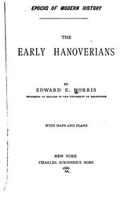 Cover of: The early Hanoverians
