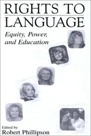 Cover of: Rights to Language by Robert Phillipson