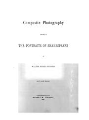 Composite photography applied to the portraits of Shakespeare