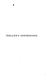 Cover of: The confessions of William Henry Ireland by William Henry Ireland