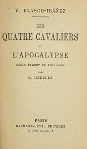 Cover of: Les quatre cavaliers de l'Apocalypse