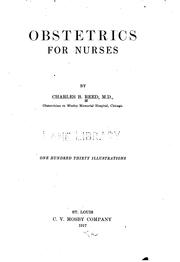 Cover of: Obstetrics for nurses.