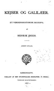 Cover of: Kejser og Galilæer by Henrik Ibsen, Henrik Ibsen