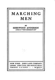 Cover of: Marching men by Sherwood Anderson