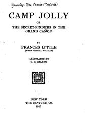 Cover of: Camp Jolly; or, The secret-finders in the Grand cañon by Frances Little