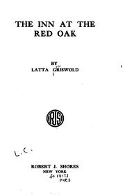 Cover of: The Inn at the Red Oak by Latta Griswold