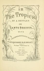 Cover of: In the tropics