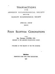 Cover of: Four Scottish coronations