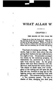 Cover of: What Allah wills: a romance of the purple sunset