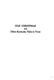 Cover of: Old Christmas | William Aspenwall Bradley