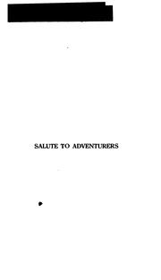 Cover of: Salute to adventurers by John Buchan