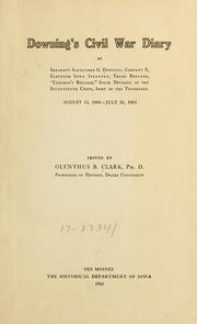 Cover of: Downing's civil war diary
