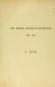 Cover of: Den Norske Nordhavs-expedition, 1876-1878.