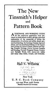 Cover of: The new tinsmith's helper and pattern book by Hall V. Williams