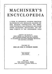 Machinery's Encyclopedia: A Work of Reference Covering Practical Mathematics ... by Erik Oberg, Franklin Day Jones
